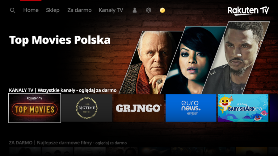 Rakuten TV wprowadza pierwszy w Polsce kanał filmowy FAST z hollywoodzkimi tytułami